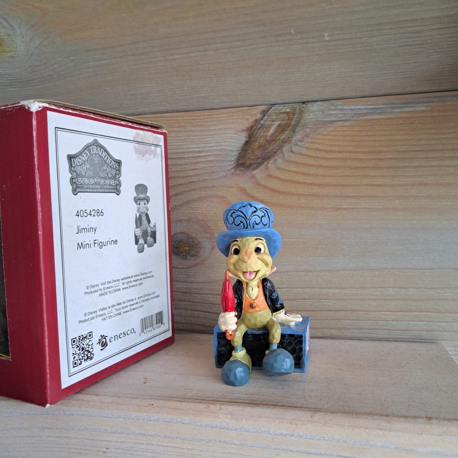 Disney traditions Japie Krekel mini figuur, Ophalen of Verzenden, Peter Pan of Pinokkio, Nieuw, Beeldje of Figuurtje