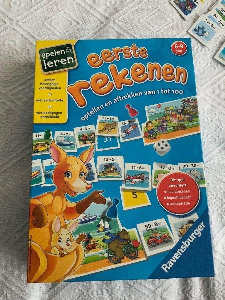Spelen en leren, rekenen doormiddel van spel., Kinderen en Baby's, Speelgoed | Educatief en Creatief, Ophalen of Verzenden, Zo goed als nieuw