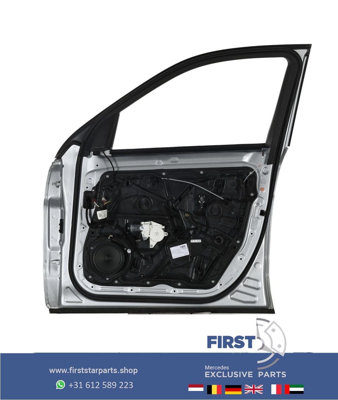 W166 X166 DEUR COMPLEET PORTIER RECHTS VOOR Mercedes ML GL G, Gebruikt, -, Deur, Ophalen of Verzenden