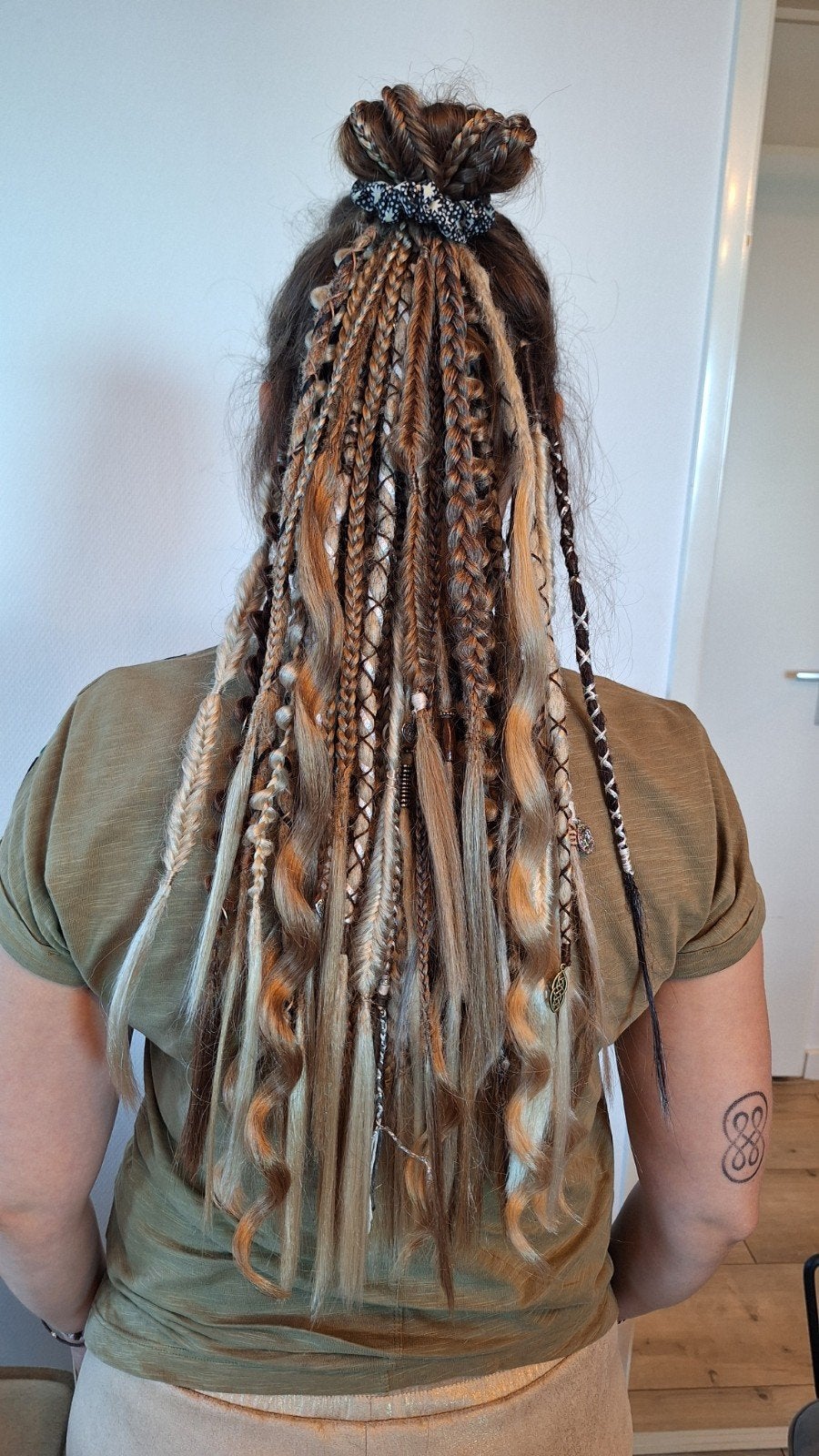 persoonlijke look verlenging, synthetische dreads vlechten, Ophalen of Verzenden, Nieuw, Pruik of Haarverlenging