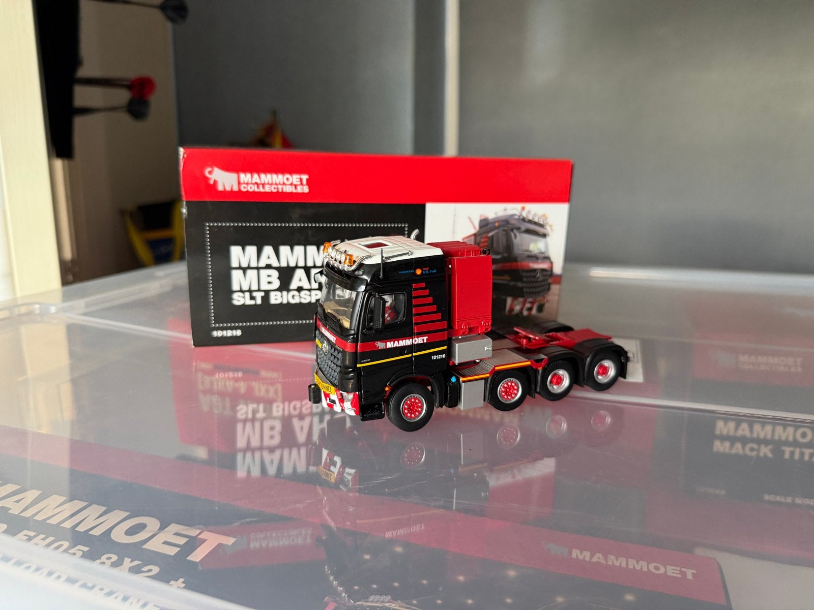 IMC Mammoet MB Arocs SLT Bigspace 8x4 model, Ophalen of Verzenden, Zo goed als nieuw, Overige merken
