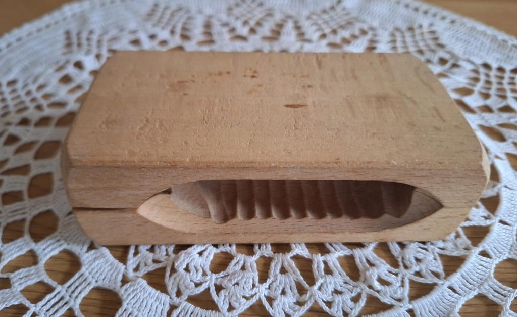 Vintage houten botervorm, Antiek en Kunst, Ophalen of Verzenden
