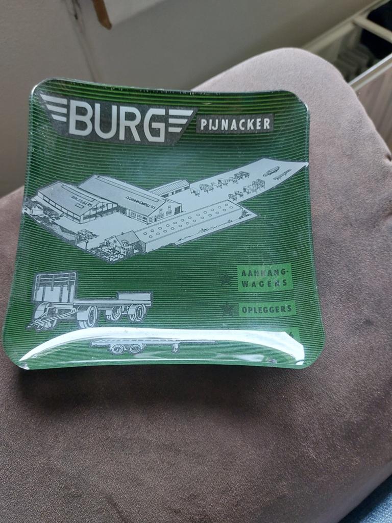 Pijnacker reclame asbak - schaaltje Burg aanhangwagens, Ophalen of Verzenden, Zo goed als nieuw, Overige typen