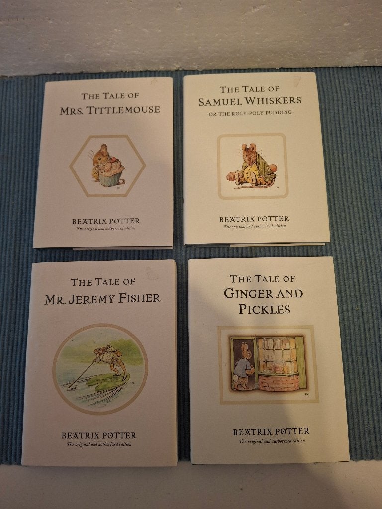 Beatrix Potter - 4 mooie Engelstalige boekjes - F Warne 2002, Ophalen of Verzenden, Zo goed als nieuw, Fictie algemeen