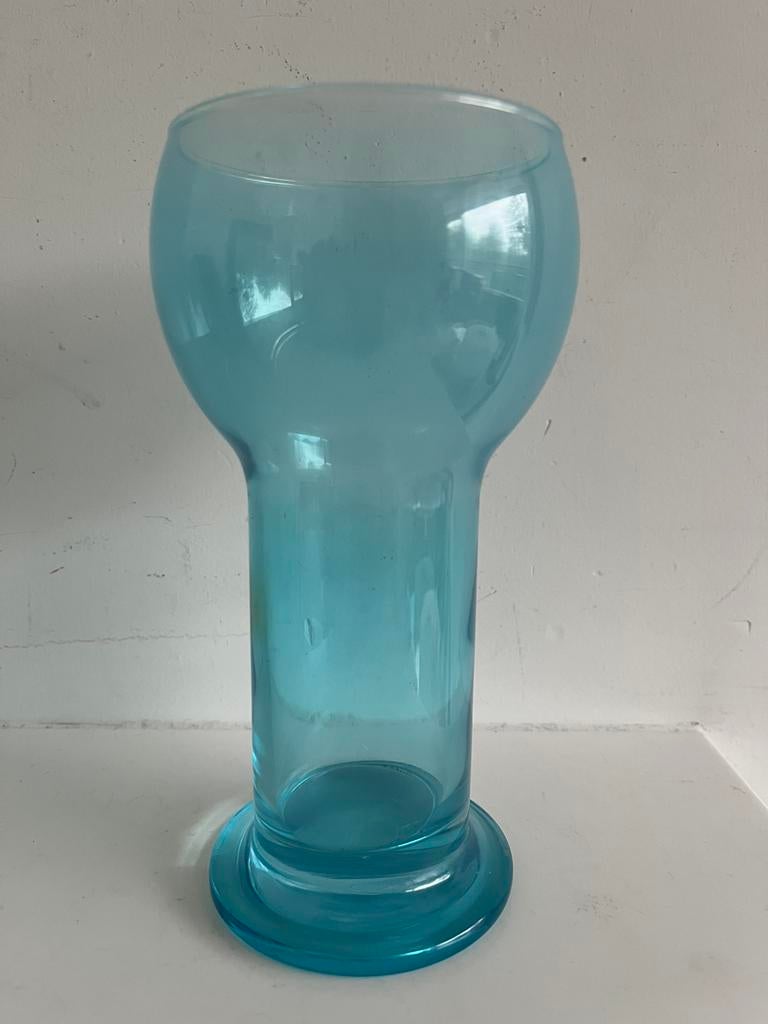 HYACINT BLOEMBOLLENVAASJE., Blauw, Ophalen of Verzenden, Minder dan 50 cm, Glas