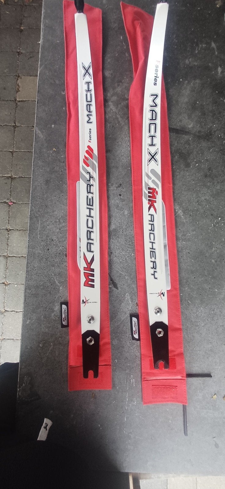 MK Archery Mach X latten 36 pond op MK riser, Ophalen of Verzenden, Zo goed als nieuw