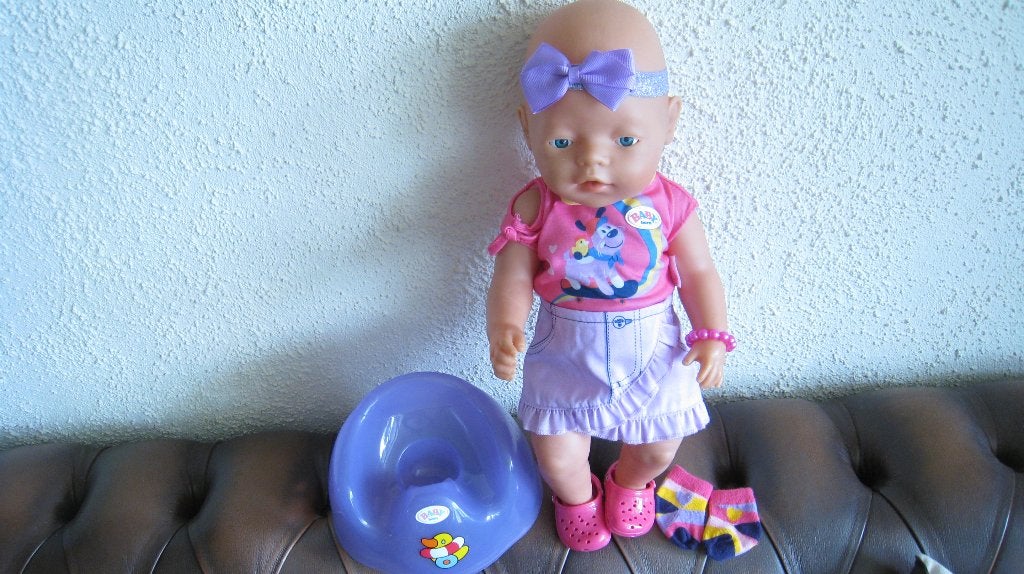 BABY BORN POP 43 CM ZAPF CREATION, Ophalen of Verzenden, Zo goed als nieuw, Babypop