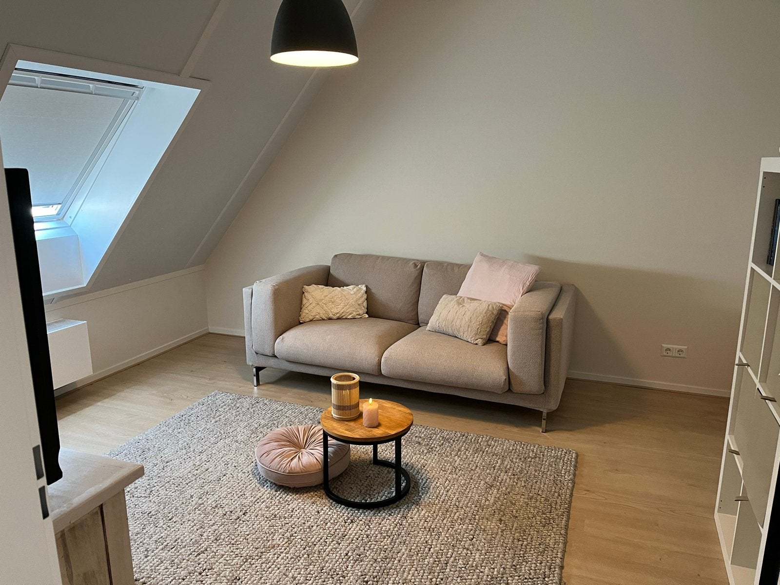 tweepersoonsbank Ikea nockeby - Zo goed als nieuw, Ophalen, Tweepersoons, 75 tot 100 cm, Zo goed als nieuw