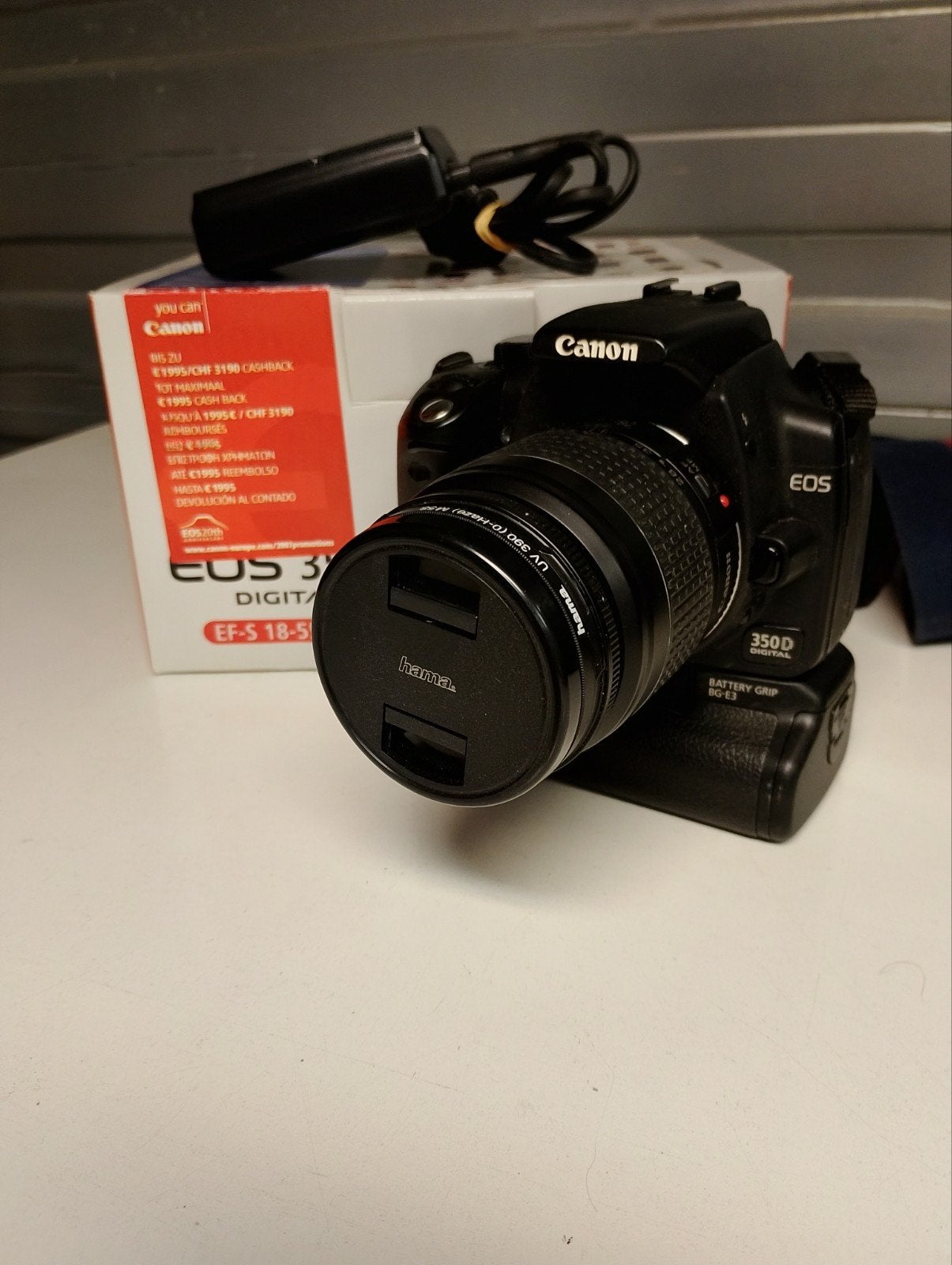 Canon Eos 350D, Ophalen of Verzenden, Zo goed als nieuw, Canon, Geen optische zoom