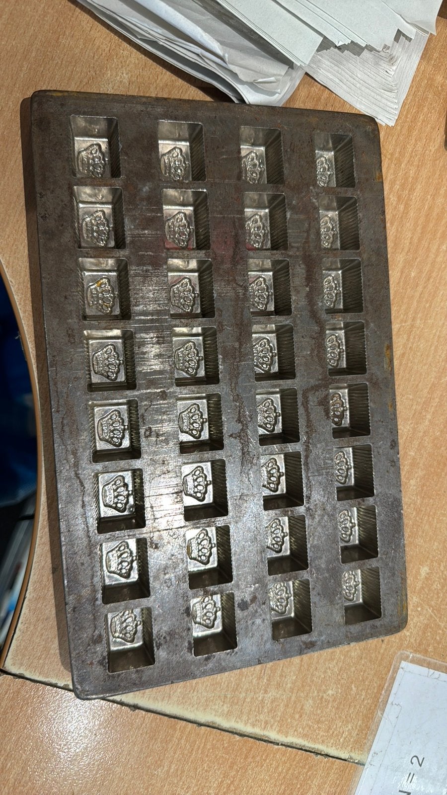 Antieke chocolade mal, Ophalen of Verzenden