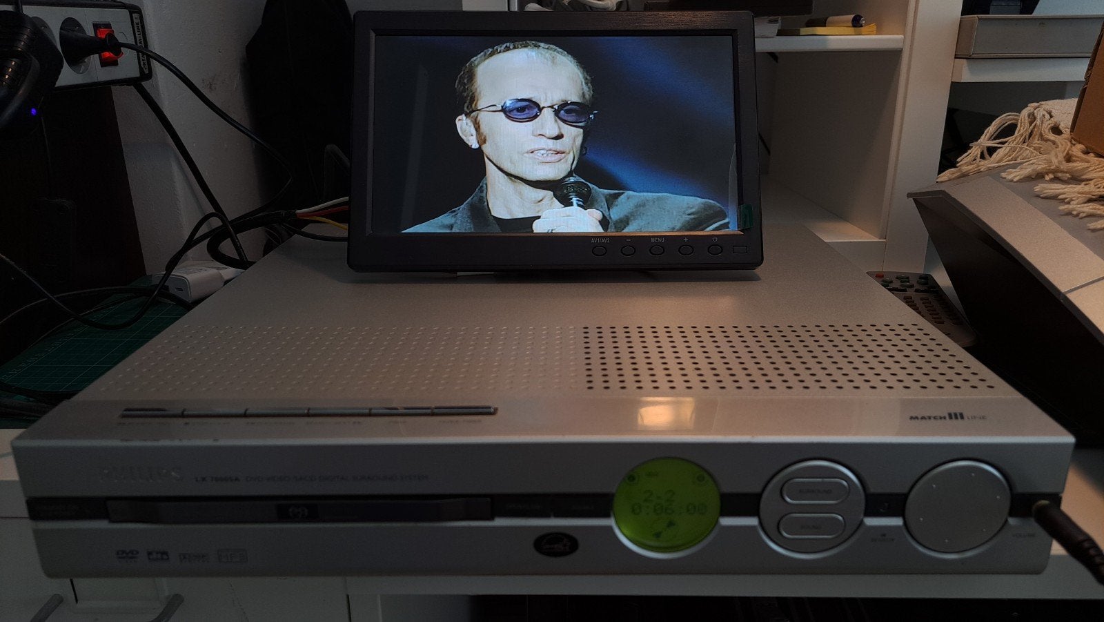 Philips LX7000SA DVD Video/SACD Digital Surround System, Ophalen, Gebruikt, Dvd-speler, Philips