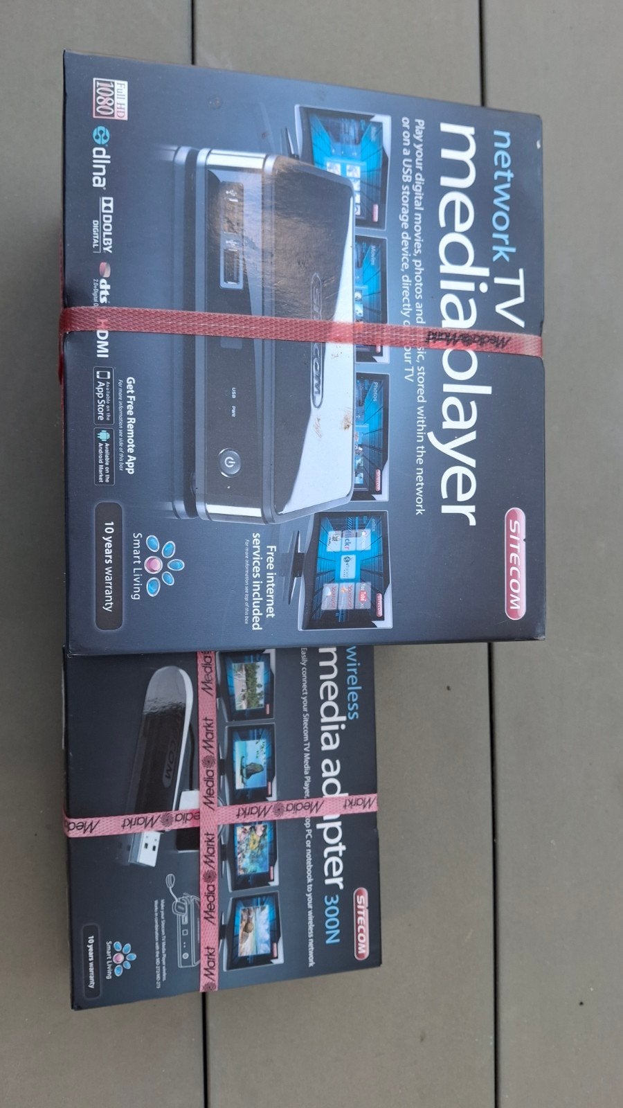 Nooit gebruikte Sitecom MD-273 media player met wifi dongle., Audio, Tv en Foto, Mediaspelers, Ophalen of Verzenden, Nieuw, HDMI