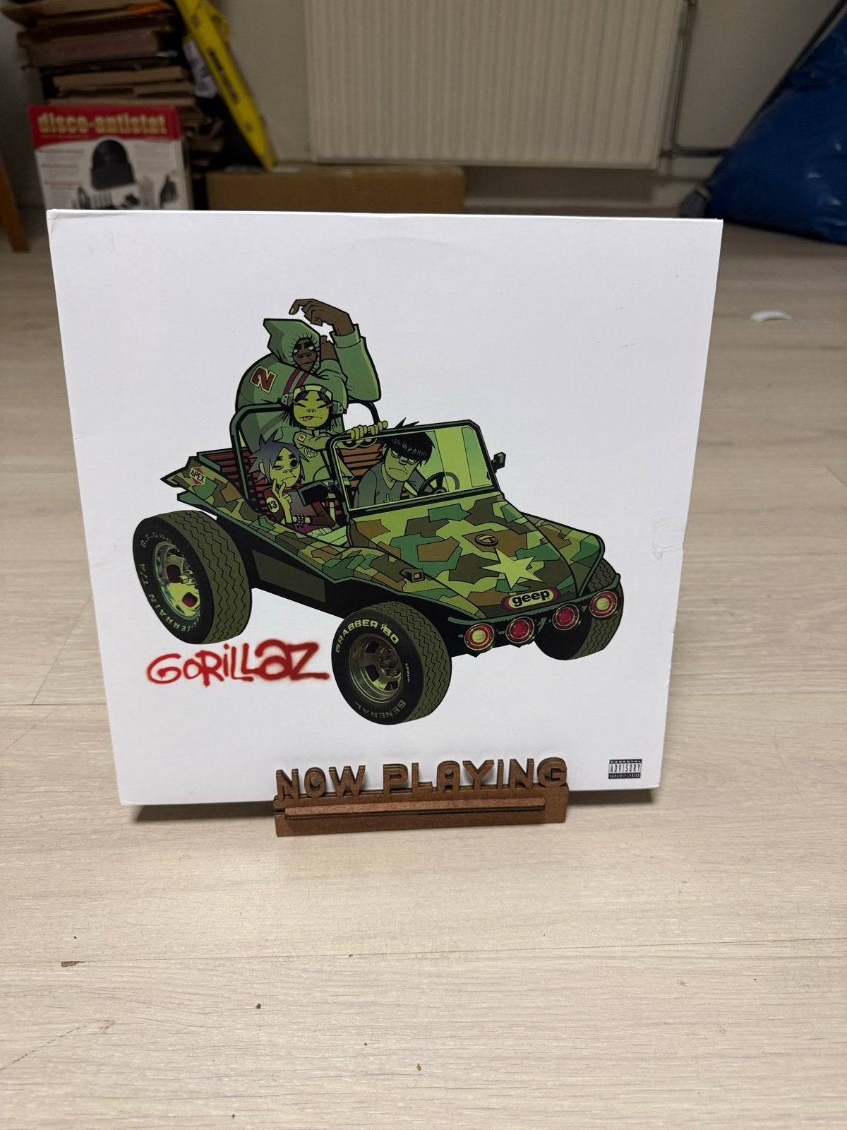 Gorillaz - Gorillaz debuutalbum op vinyl met standaard, Pop, Ophalen of Verzenden, Zo goed als nieuw, 12 inch