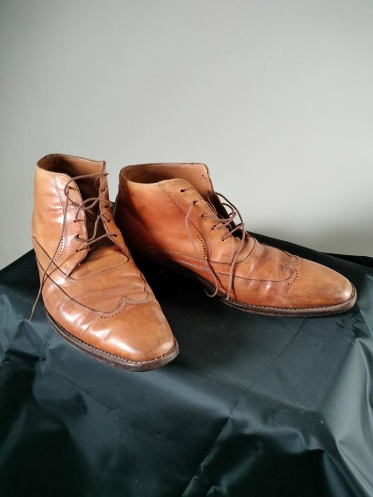 Floris van Bommel cognac halfhoge herenschoenen maat 46, Kleding | Heren, Schoenen, Ophalen, Bruin, Boots, Floris van Bommel