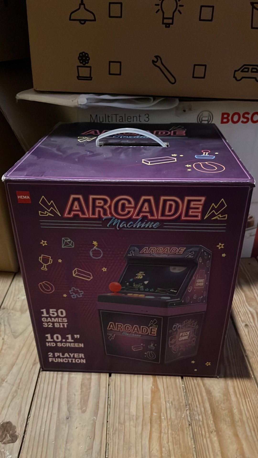 Hema arcade machine, Ophalen of Verzenden, Zo goed als nieuw