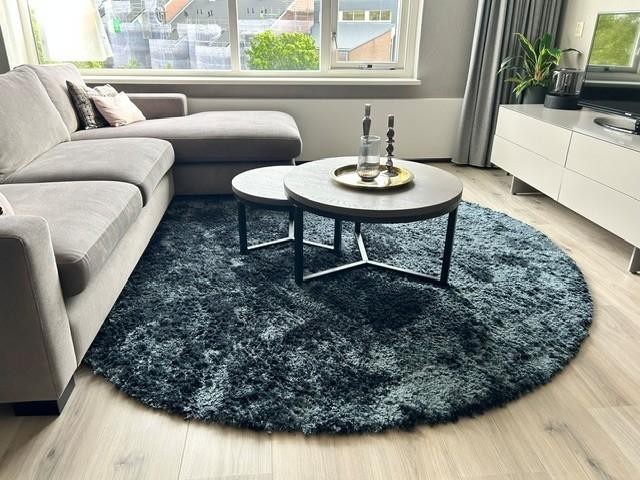 vloerkleed sinvordio, Ophalen, Gebruikt, Blauw, Rond
