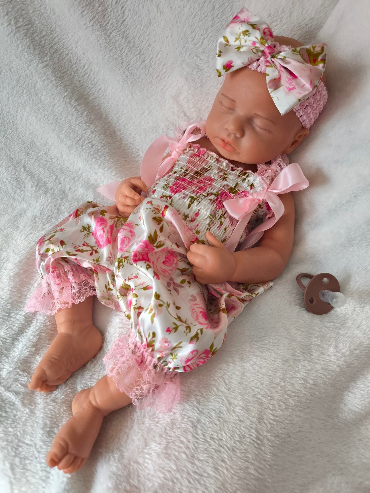 Reborn babypop meisje - 50cm, zachte siliconen, Ophalen of Verzenden