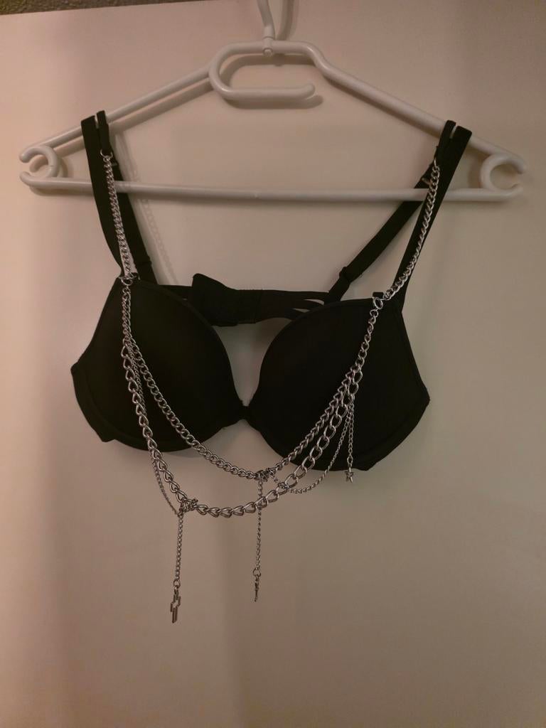 Marlies Dekkers BH - Zwart met Kettingen nieuw!, Marlies Dekkers, Ophalen of Verzenden, Zwart, BH