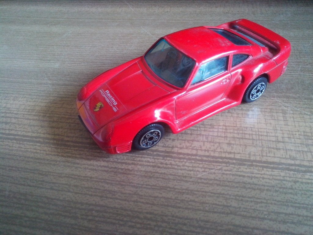 3x Porsche 911 GT Vitesse + 959 Racing Bburago + 911 police, Ophalen of Verzenden, Zo goed als nieuw, Auto, Overige merken
