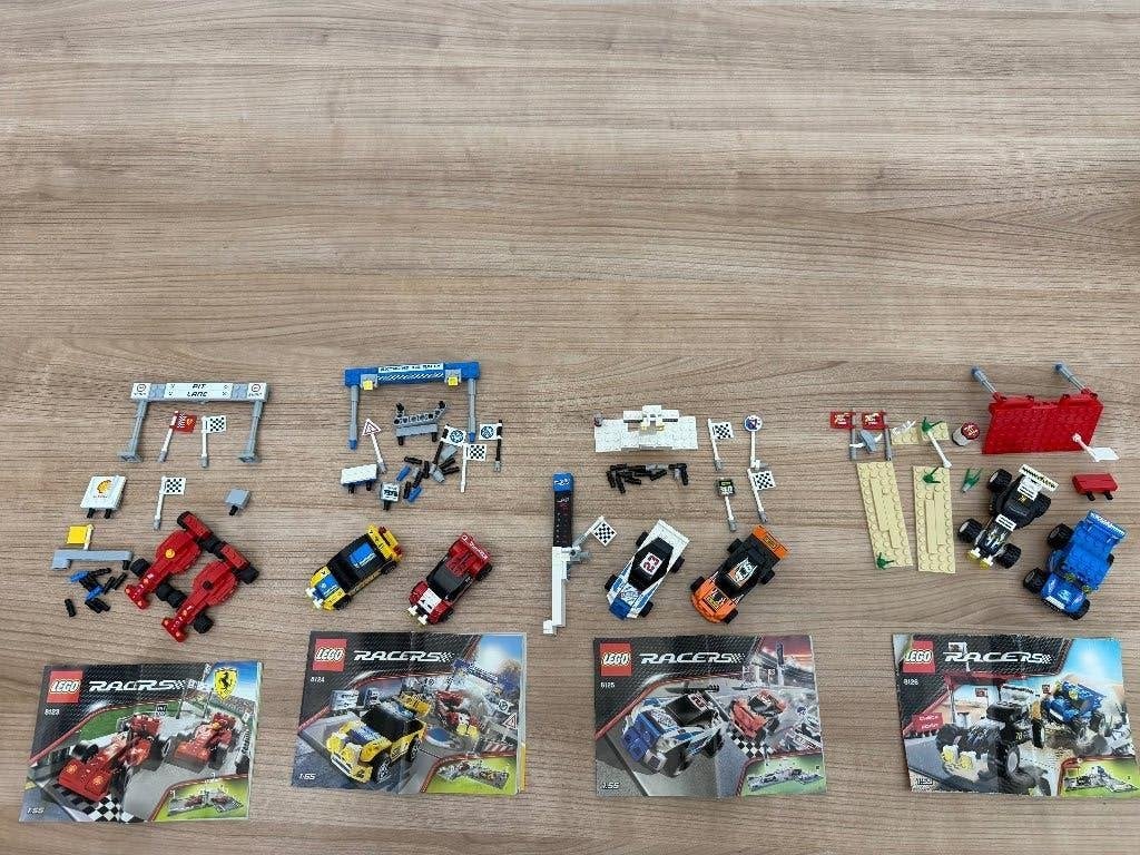 Lego Racers auto's met extra's en poster, Lego, Ophalen of Verzenden, Zo goed als nieuw, Racers