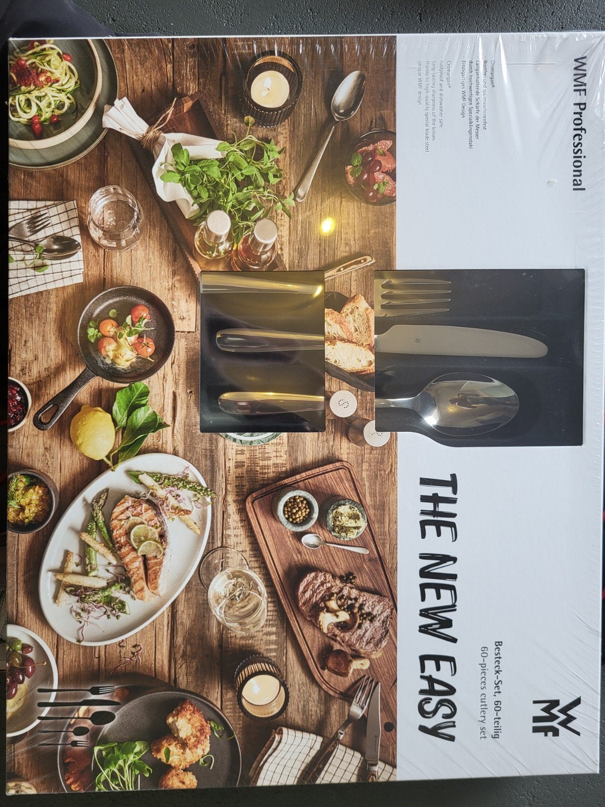WMF The New Easy Bestekset - 60-delig, Ophalen of Verzenden, Nieuw, Rvs of Chroom