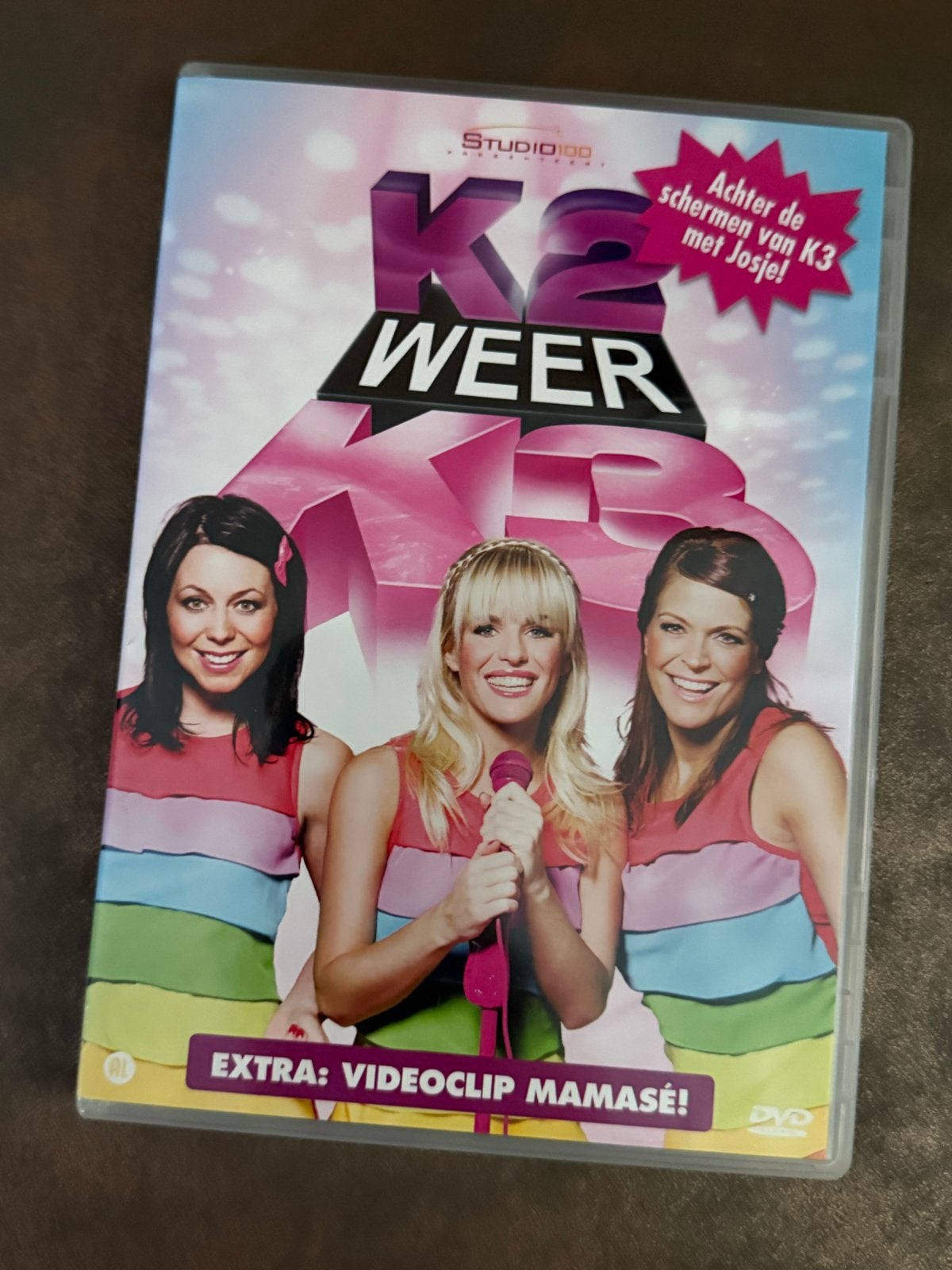 K3 Weer K3 DVD - Achter de schermen met Josje!, Bonusmateriaal, Alle leeftijden, Zo goed als nieuw, Familie