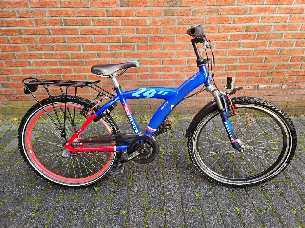 Batavus snake jongensfiets kinderfiets 24 inch 3V, Fietsen en Brommers, Fietsen | Jongens, Gebruikt, Versnellingen, Batavus, Ophalen