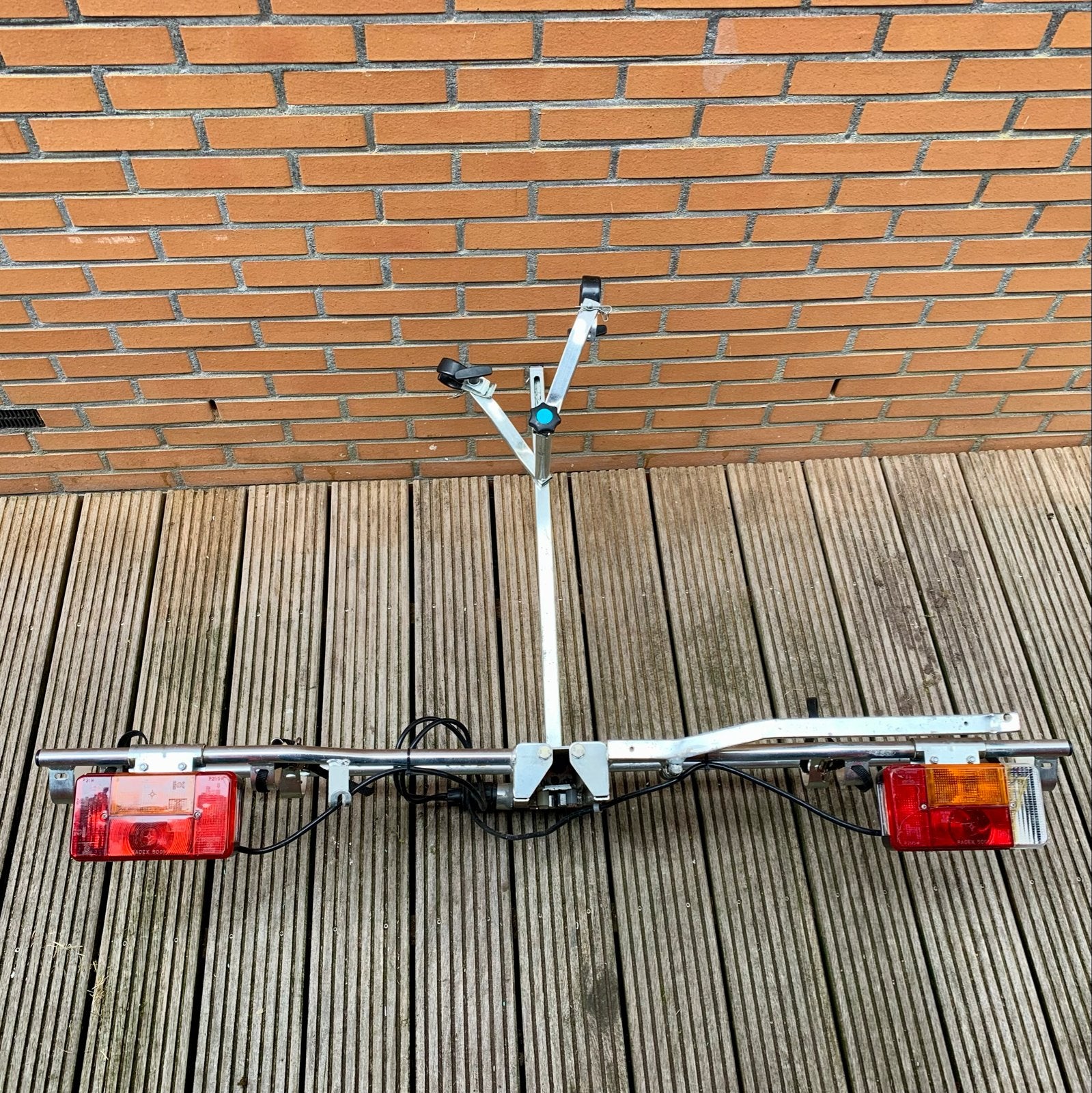 Multa trekhaakdrager voor 2 fietsen, 13-polig, Auto diversen, Fietsendragers, Ophalen, 2 fietsen, Gebruikt, Trekhaakdrager