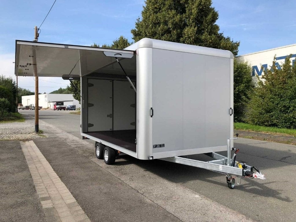 aanhanger verkoopwagen Van Vredeveld merk: ROS tandem-as, Ophalen, Zo goed als nieuw
