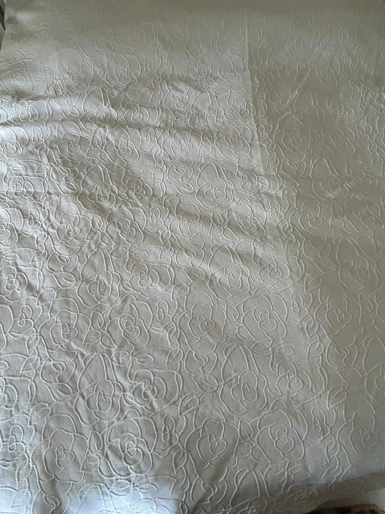 Bedsprei, Huis en Inrichting, Ophalen, Zo goed als nieuw, Tweepersoons, Wit