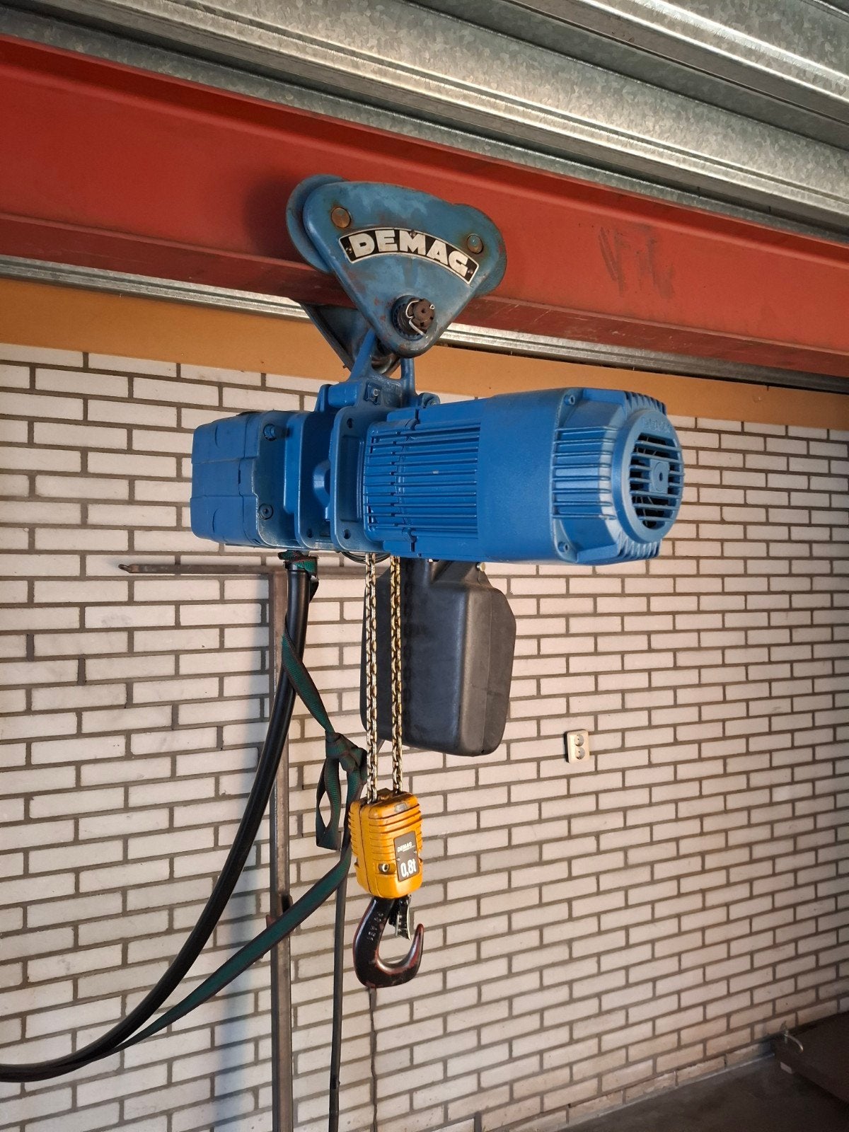 DEMAG Elektrische Takel - Robuust en Betrouwbaar, Doe-het-zelf en Verbouw, Lieren en Takels, Gebruikt, Ophalen of Verzenden