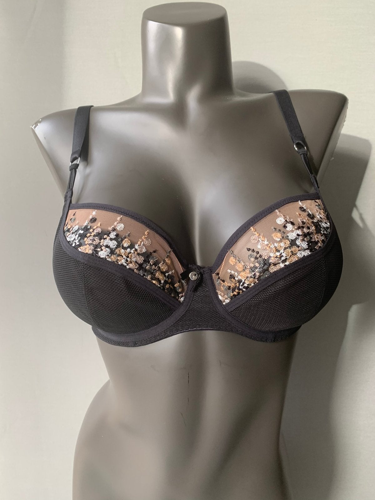 Freya bh 80e model astrid plunge, Verzenden, Zwart, BH