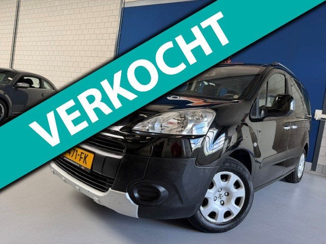 Peugeot Partner Tepee 1.6 XT / bj.2009 / 5 persoons / airco, Auto's, Voorwielaandrijving, Stof, 4 cilinders, Zwart