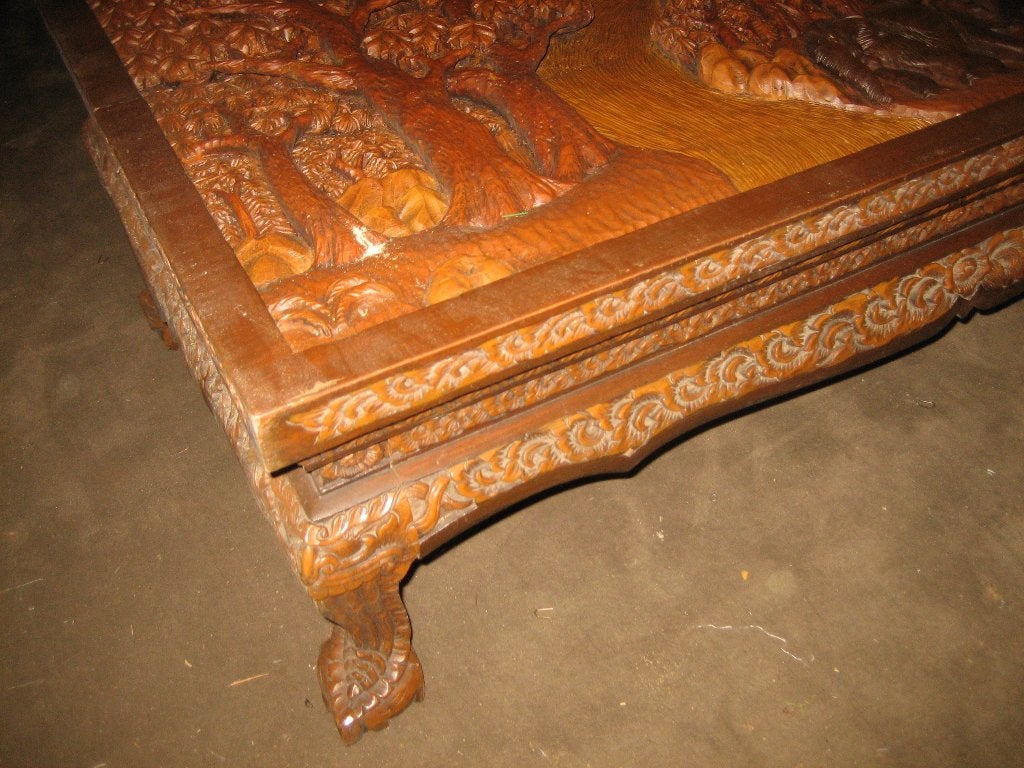 salontafel hout, Ophalen, Gebruikt, 50 tot 100 cm, Teakhout