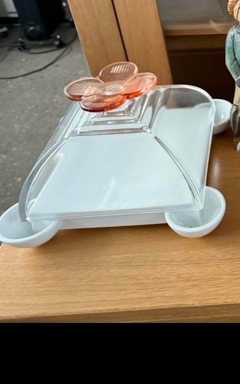 Borek Sipek 'Alif' botervloot/kaasstolp met schaaltjes, Huis en Inrichting, Ophalen of Verzenden, Zo goed als nieuw