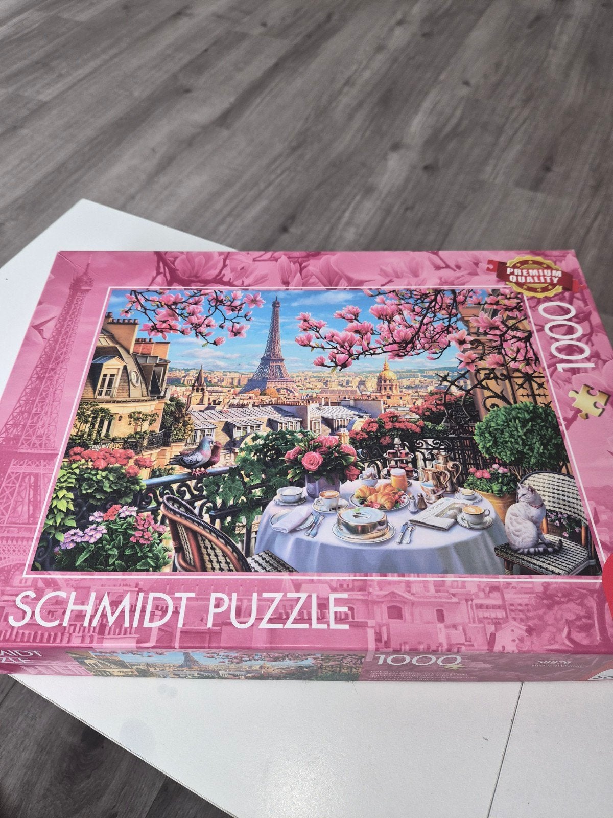 Schmidt Puzzel Parijs Eiffeltoren 1000 stukjes, Ophalen, 500 t/m 1500 stukjes, Zo goed als nieuw, Legpuzzel