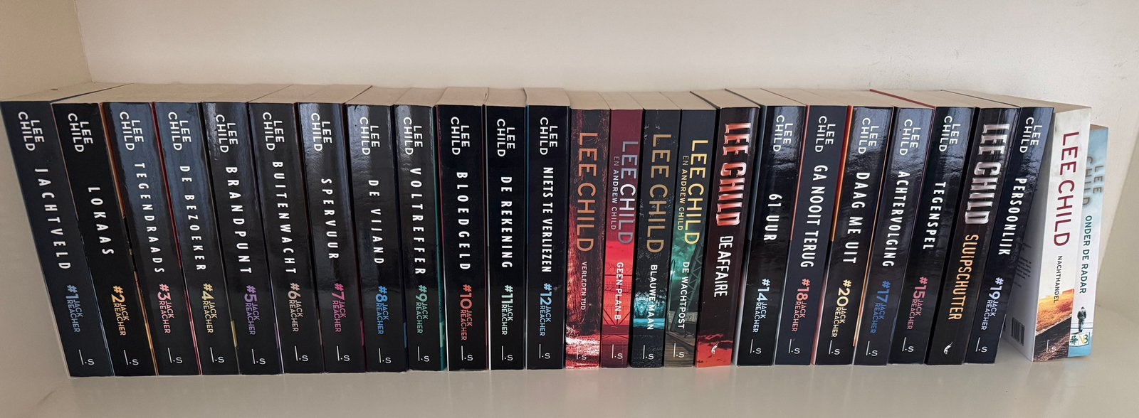 Complete Jack Reacher serie deel 1 t/m 27 | Lee Child, Boeken, Ophalen of Verzenden, Zo goed als nieuw, Nederland