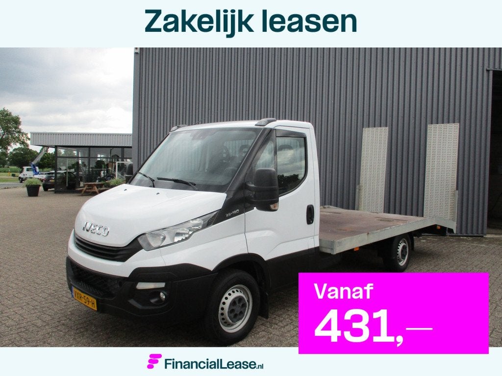 Iveco Daily 35S14 Oprijwagen, oprijbak Airco Trekhaak, Automaat, Gebruikt, Euro 6, Iveco