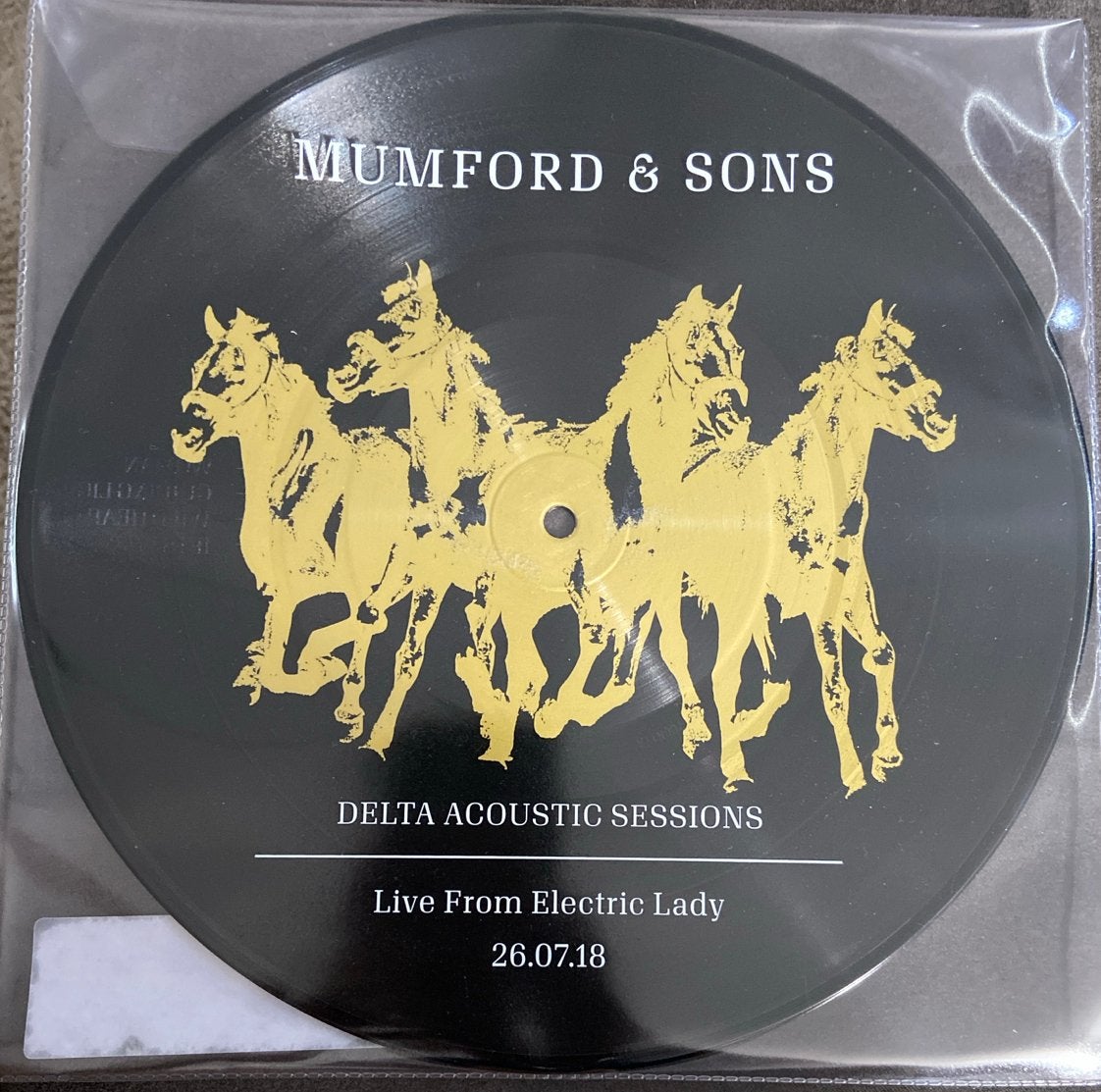 Mumford & Sons - Delta Acoustic Sessions Live From Electric, 7 inch, Ophalen of Verzenden, Zo goed als nieuw, Picture disc