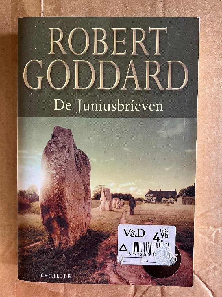 Robert Goddard: De Juniusbrieven, Ophalen of Verzenden, Gelezen, Robert Goddard