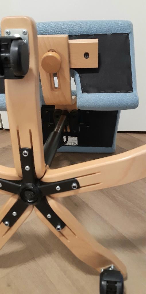 Stokke Varier bureaustoel ergonomische kniestoel, Ophalen, Gebruikt, Blauw, Bureaustoel