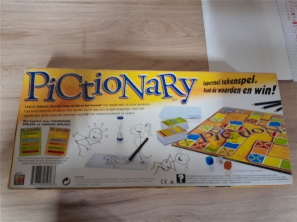 Pictionary Supersnel Tekenspel - s4007, Verzenden, Zo goed als nieuw