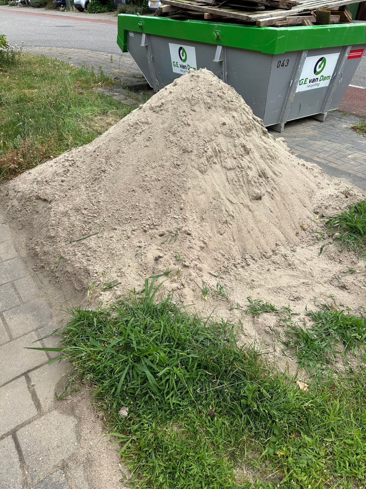 Gratis zand, Tuin en Terras, Ophalen, Zo goed als nieuw, Ophoogzand