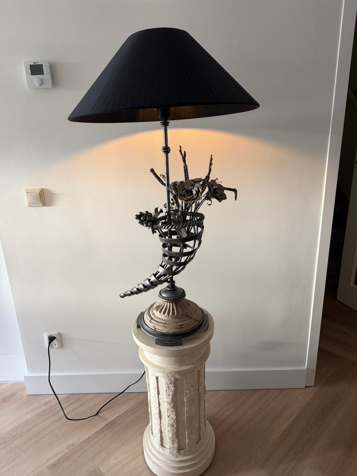 Schemerlamp , mamhattanstyle, Huis en Inrichting, Ophalen, Zo goed als nieuw