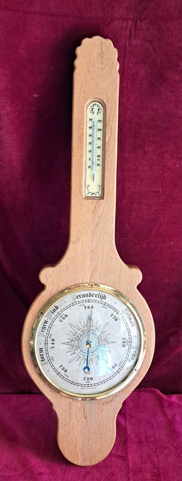 Barometer eiken Barometer decoratie, Verzenden
