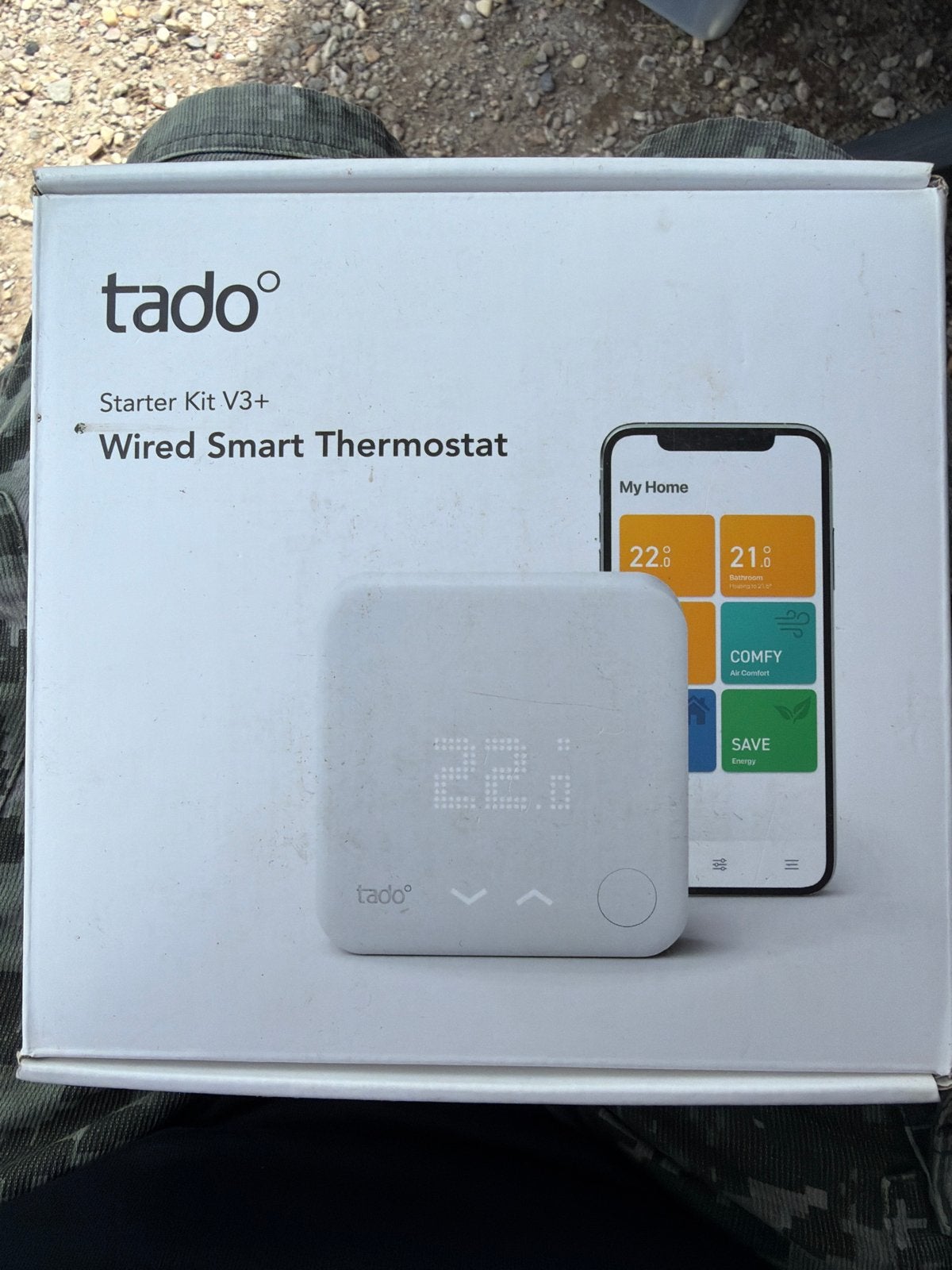Tado Starter Kit V3+ Bedrade Slimme Thermostaat, Ophalen of Verzenden, Slimme thermostaat, Zo goed als nieuw