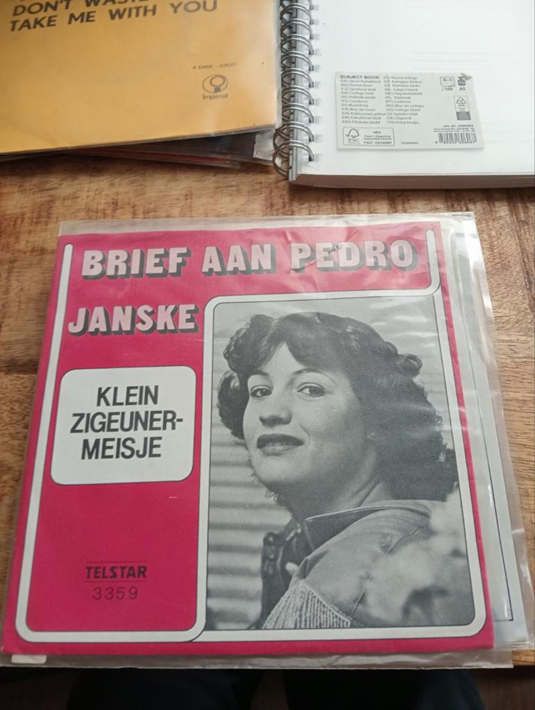 Janske - brief aan pedro, Ophalen of Verzenden, Zo goed als nieuw, Overige formaten, Levenslied of Smartlap