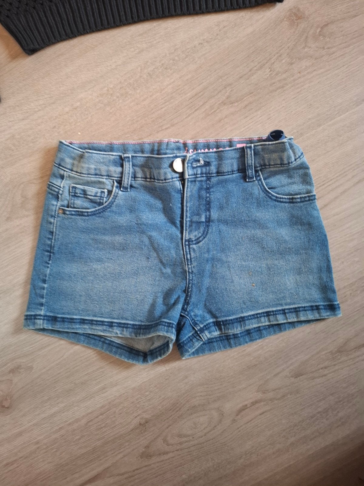 spijkerbroekje maat 146/152, Kinderen en Baby's, Kinderkleding | Maat 158, Gebruikt, Meisje, Hema, Ophalen