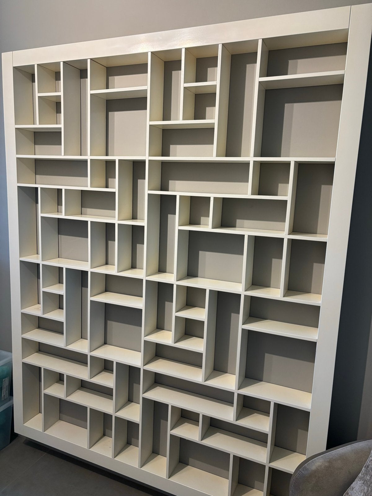Handgemaakte Letterkast - Uniek en Ruim (200x160x12 cm), Ophalen, Met plank(en), Gebruikt, 150 tot 200 cm
