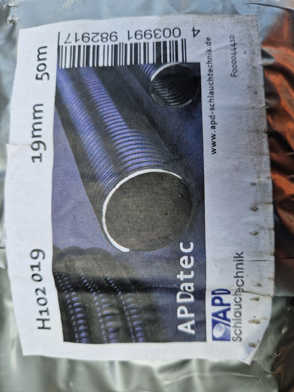 Nieuwe vijverslang 19mm, 50m lang, AP Datec, Ophalen, Afvoer, Pvc, Minder dan 20 mm